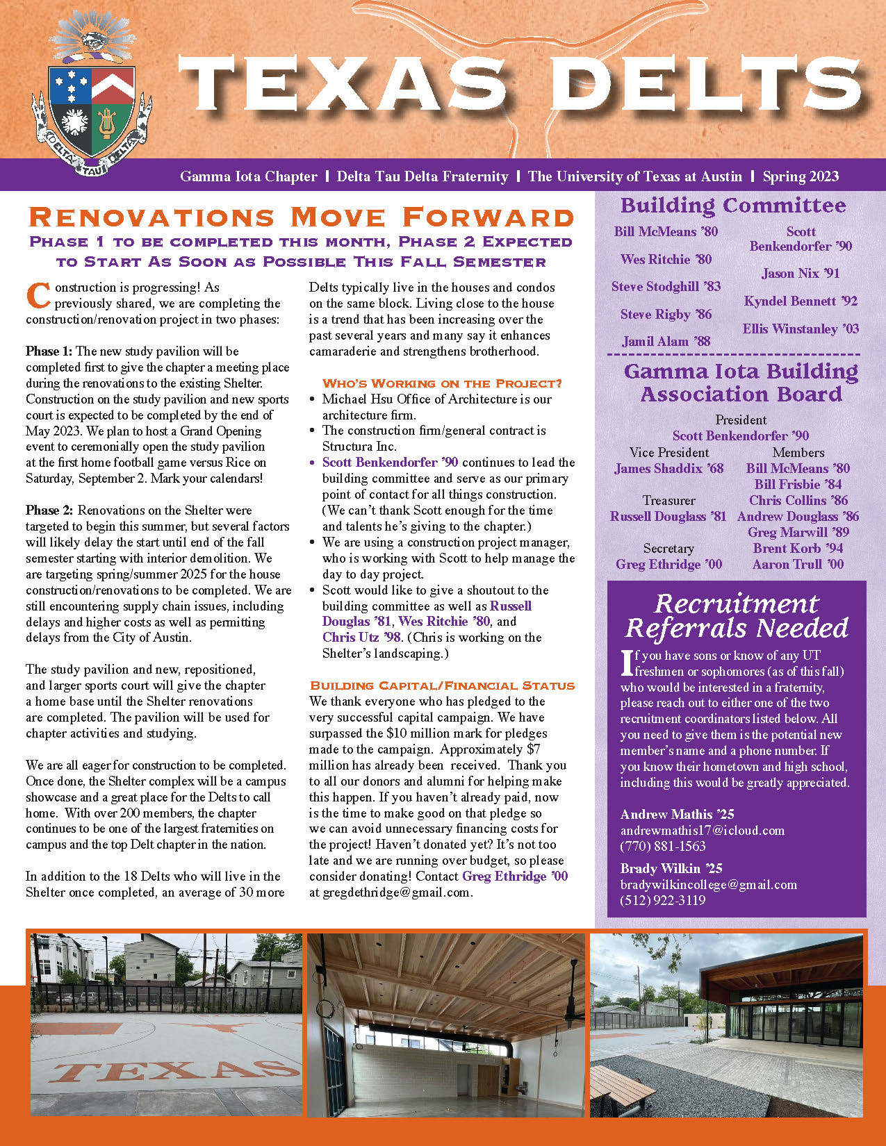 Gamma Iota Chapter of Delta Tau Delta at the University of Texas